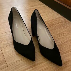 Marc Fisher Black Suede Heels